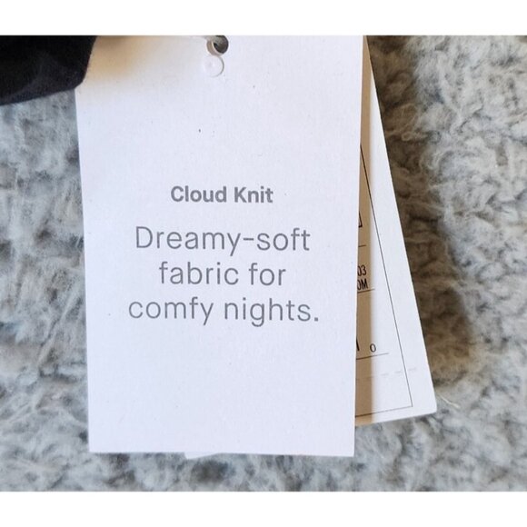 NEW Auden Women's 2-Piece Cloud Knit Pajama Button Top/Shorts Set Black Size XXL - Picture 7 of 16